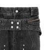 Maßgeschneiderte Vintage-Jeans mit Totenkopf-Print im Großhandel – Einzigartige Jeans mit weitem Bein