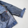 Individuelle Patchwork-Jeansjacke – Vintage-Stil mit Multi-Taschen-Design