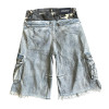 Individuelle Camouflage-Cargo-Jeansshorts – Auffällige Utility-Streetwear-Lösungen