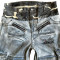 Custom Camouflage Cargo Denim Shorts - Bold Utility Streetwear Solutions