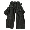 Pantalones vaqueros negros con capas personalizadas - Vanguardistas soluciones de ropa urbana