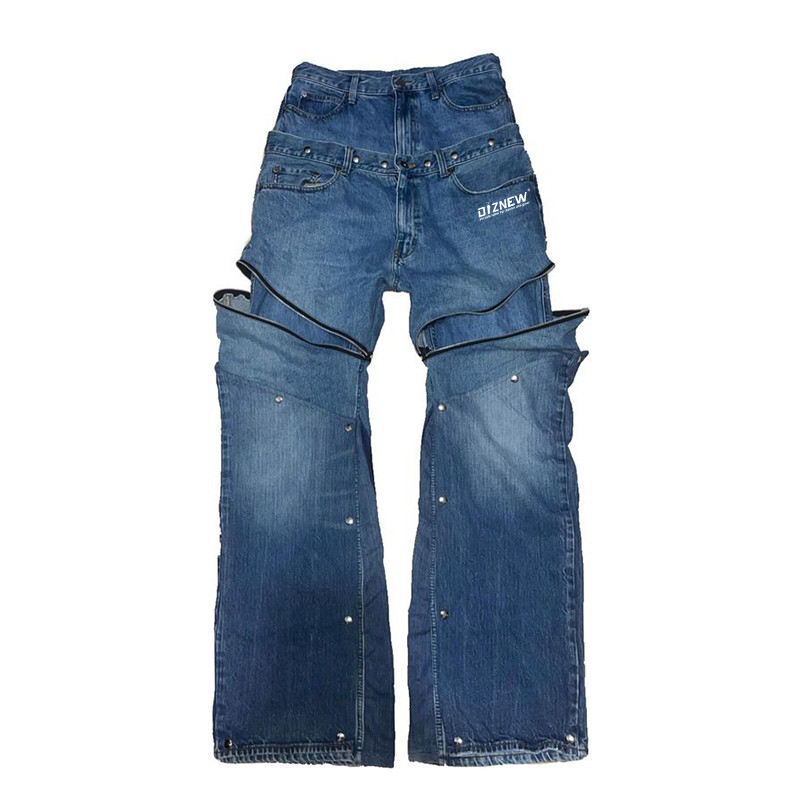 Custom Wholesale Detachable Baggy Jeans