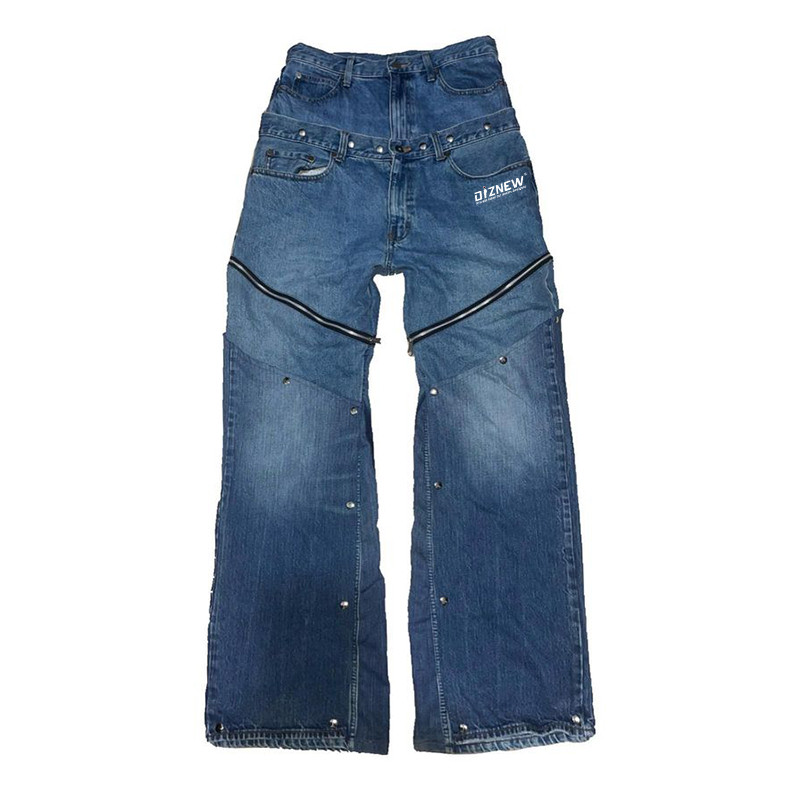 Custom Wholesale Detachable Baggy Jeans