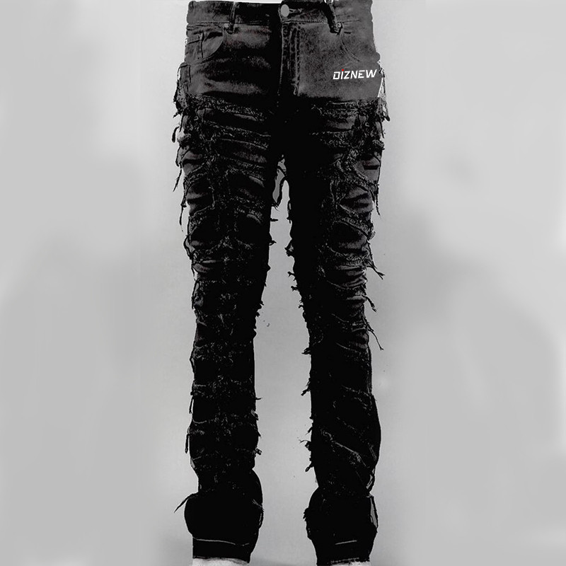 Distressed Stacked Jeans