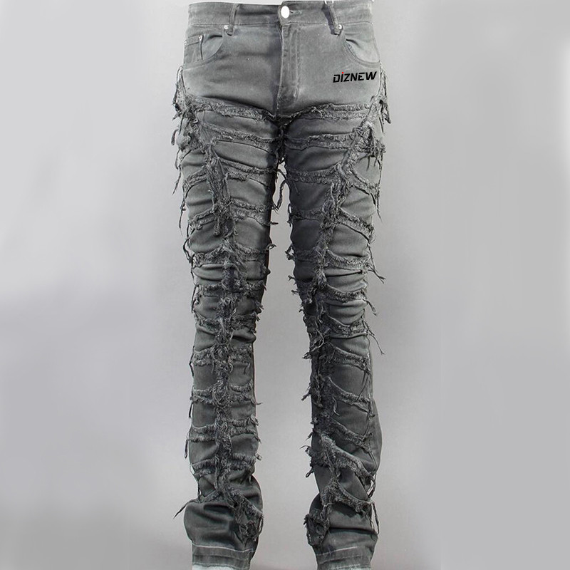 Distressed Stacked Jeans