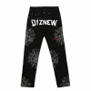 Rhinestone Spider Web Jeans - Tailored Bulk Orders for Gothic Streetwear Collections