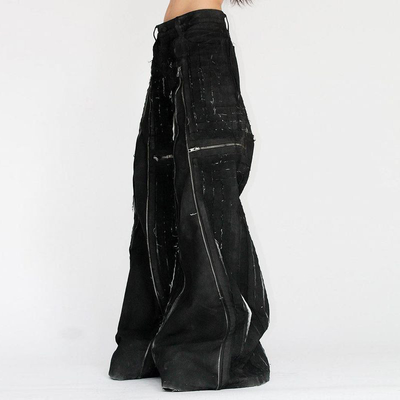 Cargo Pants with Zipper