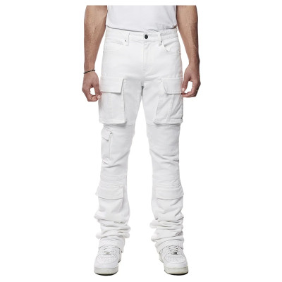 Custom White Jeans for Men | Stacked & Cargo Styles | Tailored Fit