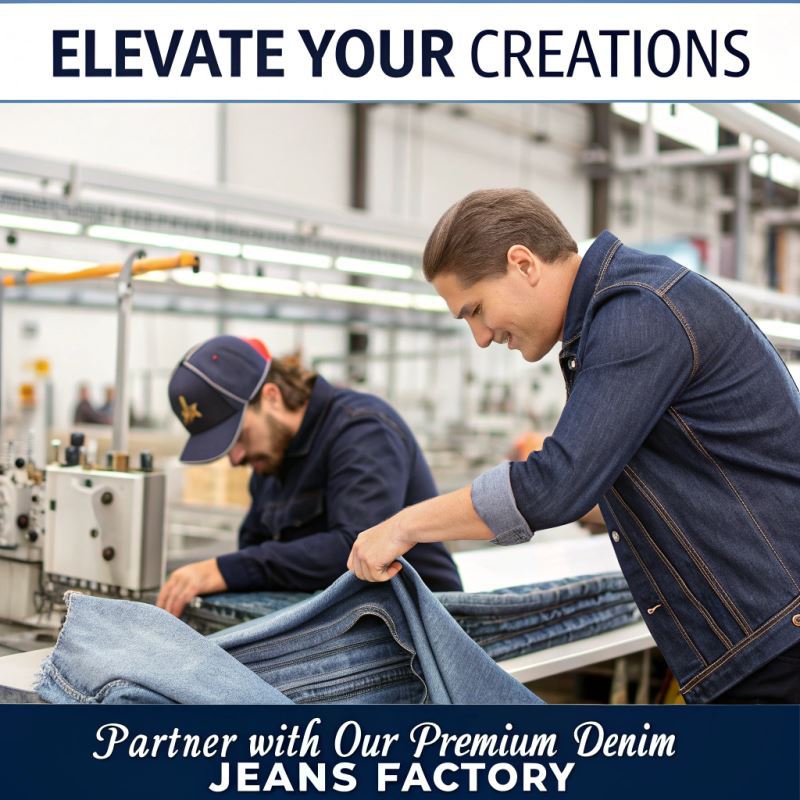 Elevate Your Creations: Partner with Our Premium Denim Jeans Factory