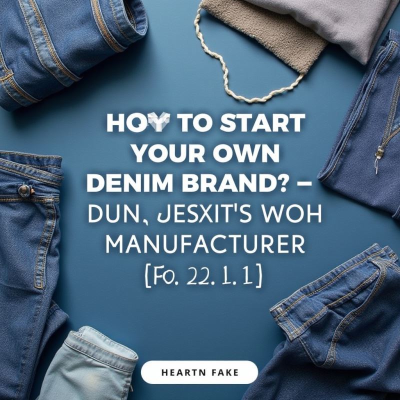 How to Start Your Own Denim Brand: Partner with a Flexible Manufacturer in China