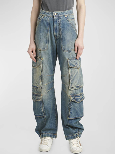 Wide Leg Cargo Jeans