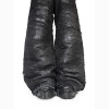 OEM & ODM Custom Distressed Textured Pants | Wholesale Avant-Garde Black Design for Men’s Fashion Brands