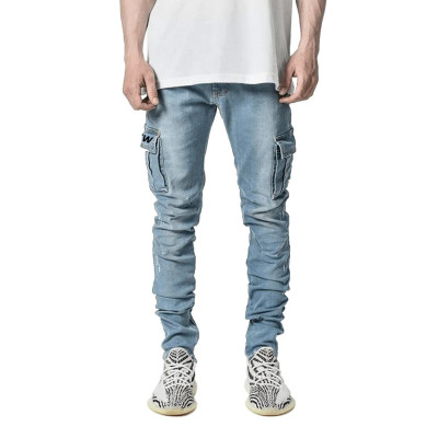 Custom Cargo Denim Jeans | Wholesale Stylish Denim Wear | Ideal for Brands