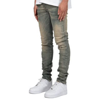 Custom Light-Wash Denim Jeans | OEM & ODM Slim Fit Design for Brands & Wholesalers