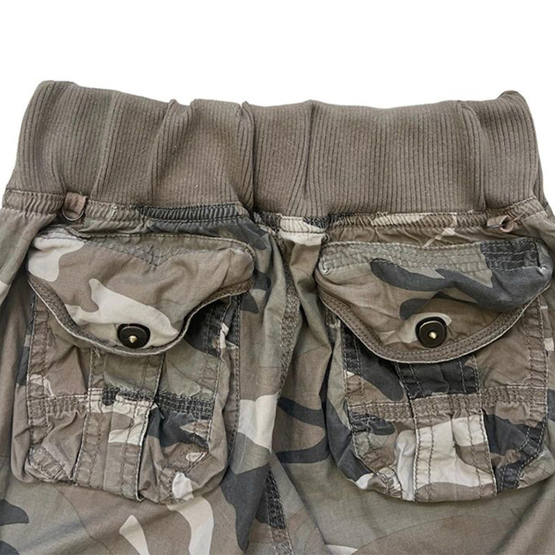 Bespoke camouflage cargo pants