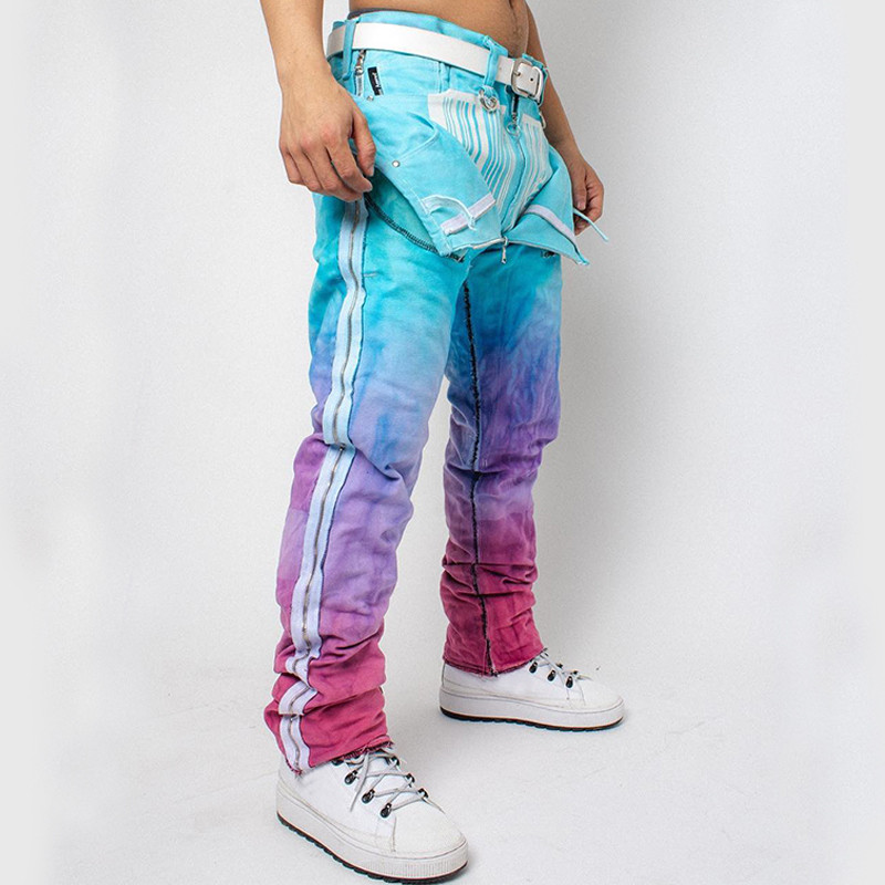 Wholesale tie-dye jeans