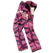 Custom Artistic Tie-Dye Denim | Pink & Purple Distressed Design | Statement Streetwear