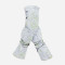 Custom Quilted Cargo Denim | Botanical Print & String Detail | Designer Collection