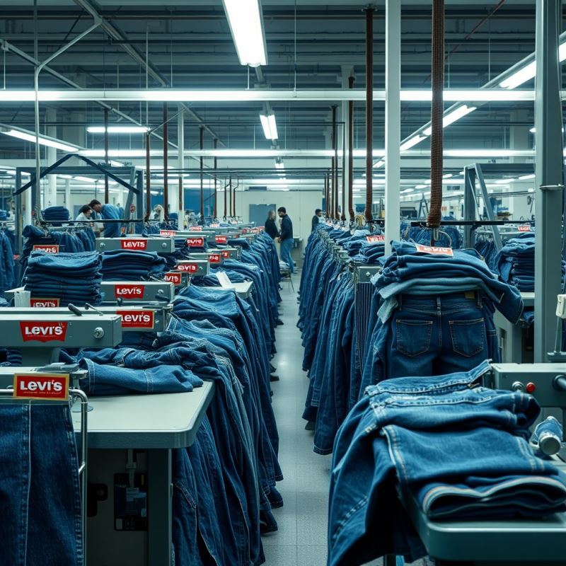 Where are levi jeans manufactured？