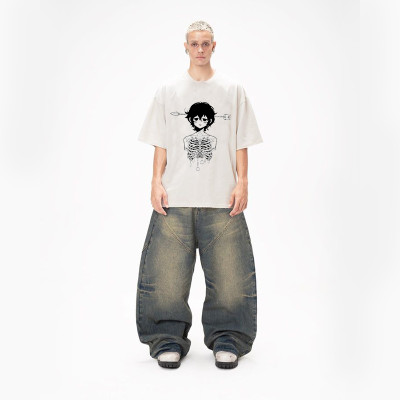 Custom Sculptural Balloon Jeans | Architectural Panel Design | Bespoke Collection