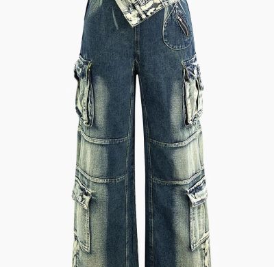 Custom Spray Money Washed Jeans & Cargo Denim | Trendy & Unique Style
