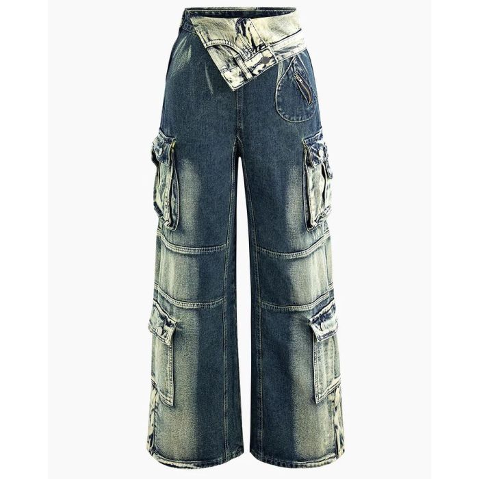 Custom Spray Money Washed Jeans & Cargo Denim | Trendy & Unique Style