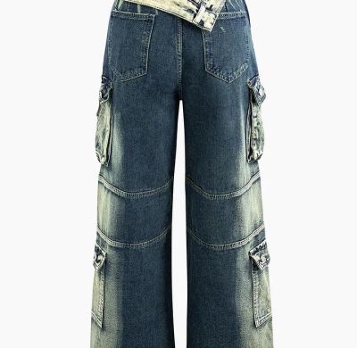 Custom Spray Money Washed Jeans & Cargo Denim | Trendy & Unique Style