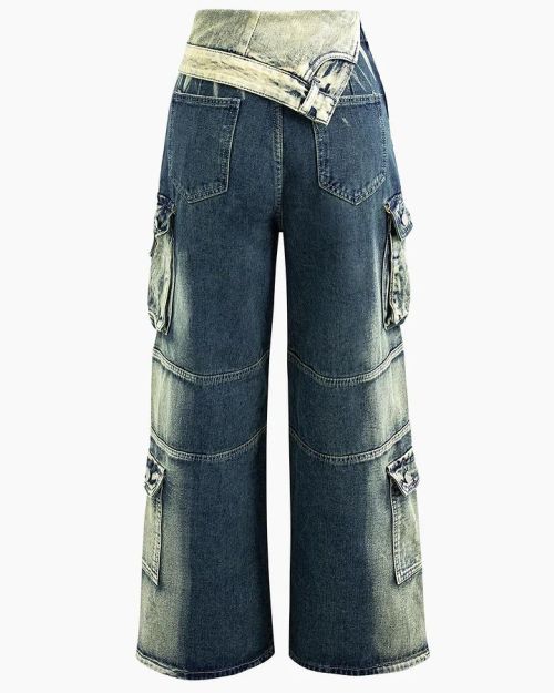 Custom Spray Money Washed Jeans & Cargo Denim | Trendy & Unique Style