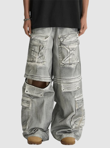 Dirty Printing Jeans