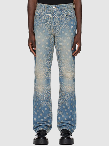 Jacquard Woven Jeans