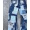 Custom Patchwork Distressed Denim Jeans – Vintage Reconstructed Style