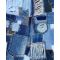 Custom Patchwork Distressed Denim Jeans – Vintage Reconstructed Style