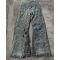 Custom Extreme Distressed Grid Cut Denim Jeans – High-Street Fashion