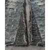 Custom Extreme Distressed Grid Cut Denim Jeans – High-Street Fashion