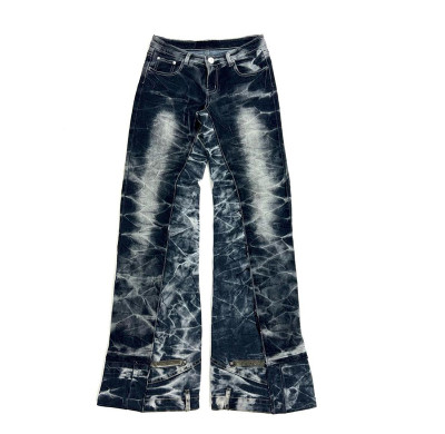 Custom Vintage-Inspired Flare Jeans – High-End Designer Denim