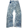Custom Double-Layer Distressed Jeans – Avant-Garde Shredded Denim