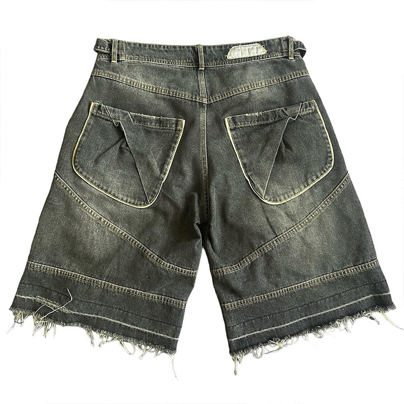 distressed utility shorts