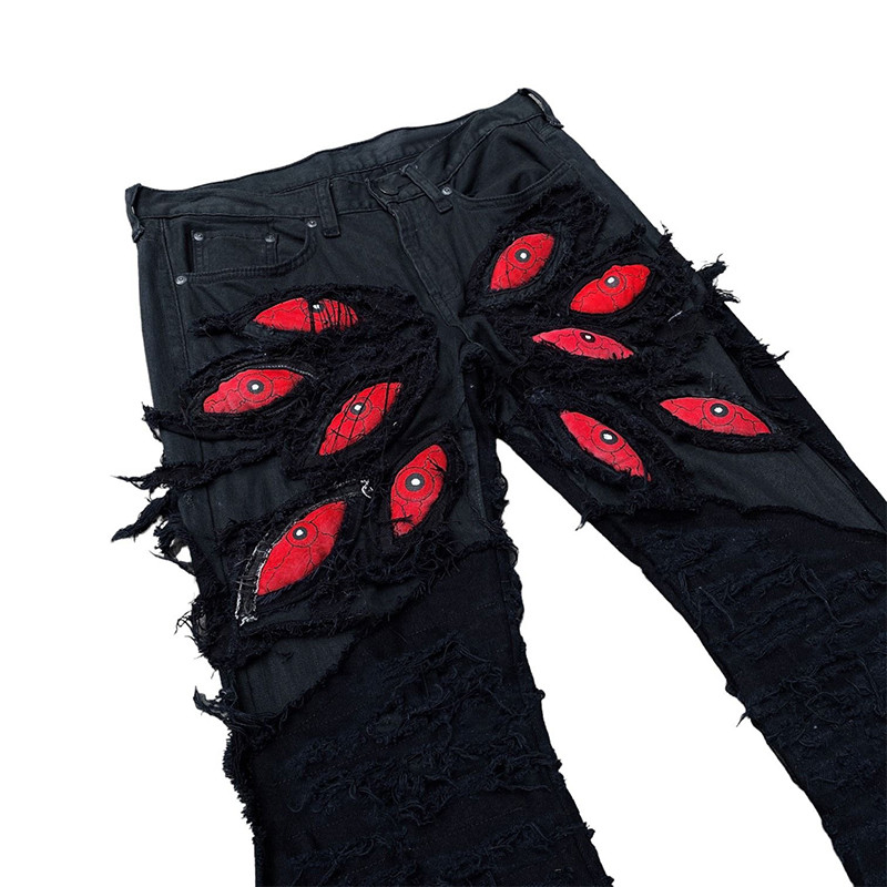 Custom gothic jeans