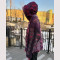 Custom Distressed Patchwork Denim Jacket – Handcrafted Artistic Streetwear