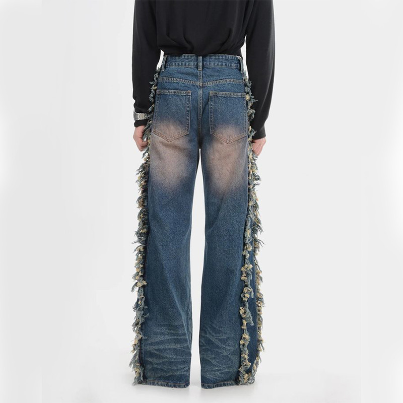 custom distressed fashion jeans