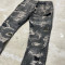 Custom Distressed Patchwork Denim Jeans with Embroidered Stitching Patches – DiZNEW