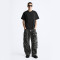 Custom Vintage Washed Cargo Pants with Multi-Pocket Design – DiZNEW