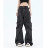 Custom Women Vintage Washed Embroidered Patchwork jeans-Leg Denim