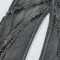 Custom Vintage Washed Distressed Fashion Patchwork Wide-Leg Denim