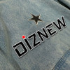 Custom Wholesale Bleach Washed Denim Jacket Hoodie with Embroidered Logo