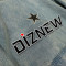 Custom Wholesale Bleach Washed Denim Jacket Hoodie with Embroidered Logo