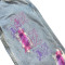 Custom Graffiti Hand-Printed Graffiti Distressed Denim Jeans