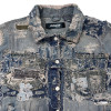 Custom Wholesale DIY Vintage Patchwork Distressed Denim Jacket