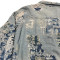 Custom Wholesale DIY Vintage Patchwork Distressed Denim Jacket