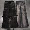 Wholesale Custom Punk & Distressed Denim Cargo Pants